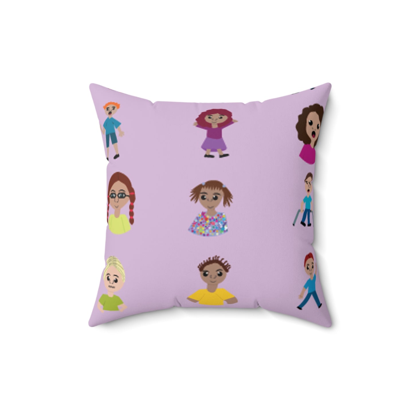 Spun Polyester Square Pillow