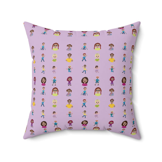 Spun Polyester Square Pillow