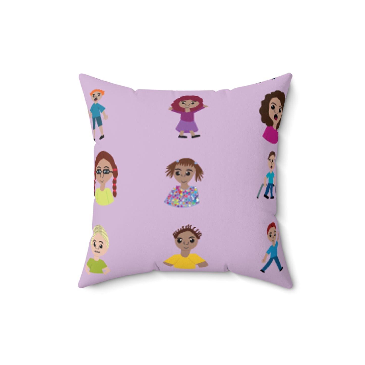 Spun Polyester Square Pillow