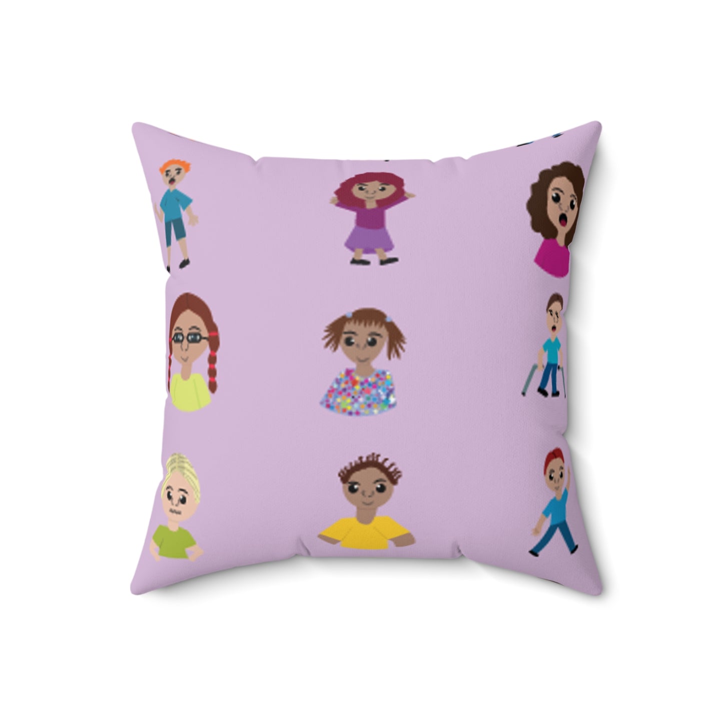 Spun Polyester Square Pillow